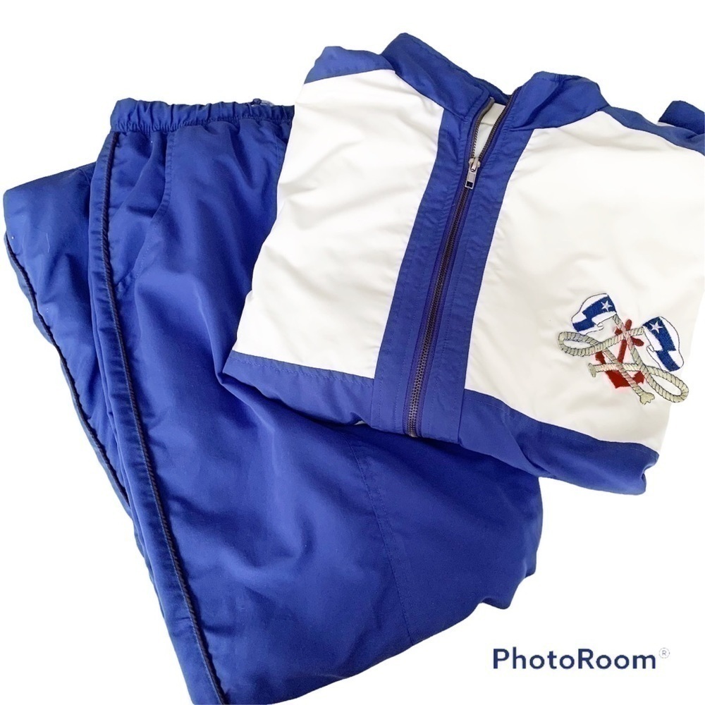 𝅺SOLARE Sporta Vintage Track/Running/Windbreaker Suit Size Large